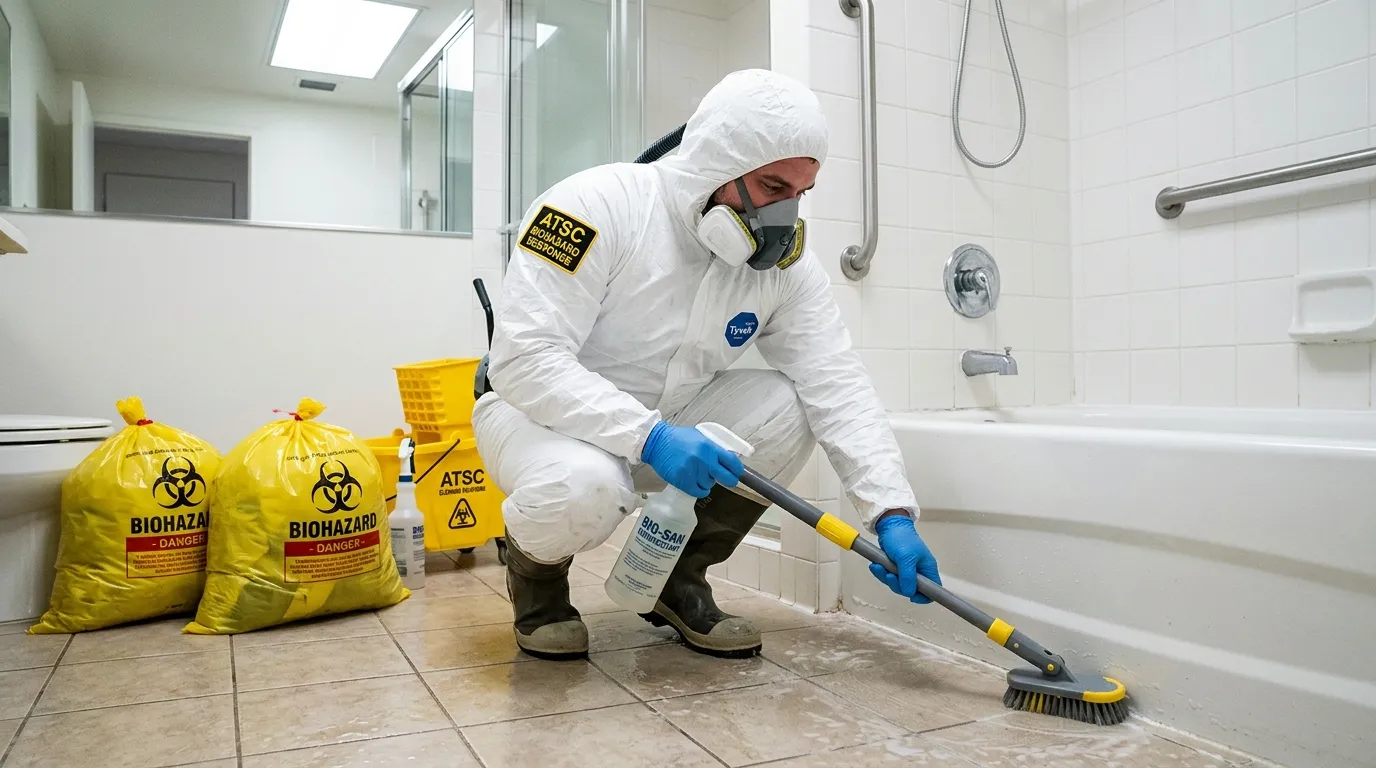 Decontamination equipment deployed for Blood Cleanup in Roslyn Heights